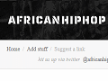 Suggest a link - Africanhiphop