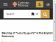 Security guard Meaning in the Cambridge English Dictionary