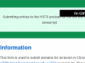 HSTS Preload List Submission