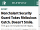 Nonchalant Security Guard Takes Ridiculous Catch. Doesn't Smile.