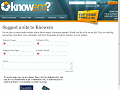 Knowem - Suggest A Site