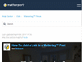 Add a Link to a Mattertag™ Post (?? Video ?? PDF) – Help Center