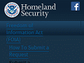 DHS FOIA Request Submission Form - Homeland Security