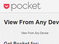 Pocket: How to Save