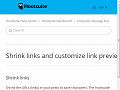 Shrink links and customize link previews – Hootsuite Help Center