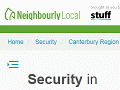 Security in Christchurch on Neighbourly local