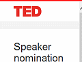 TED Speaker Nomination