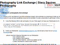 Photography Link Exchange Instructions
